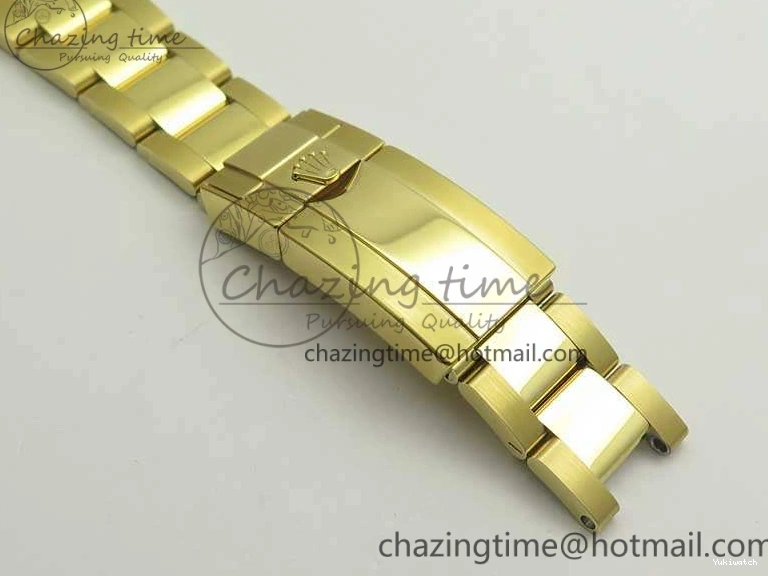 Plated YG 904L 1:1 116508 And SS Case Bracelet Green Clone Edition Dial Best Super A4130 ARF Daytona 0414